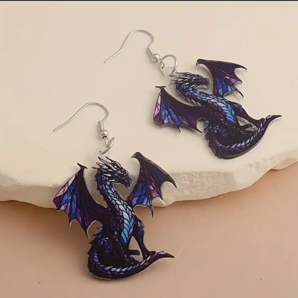 Enchanted Dragon Wings Earrings