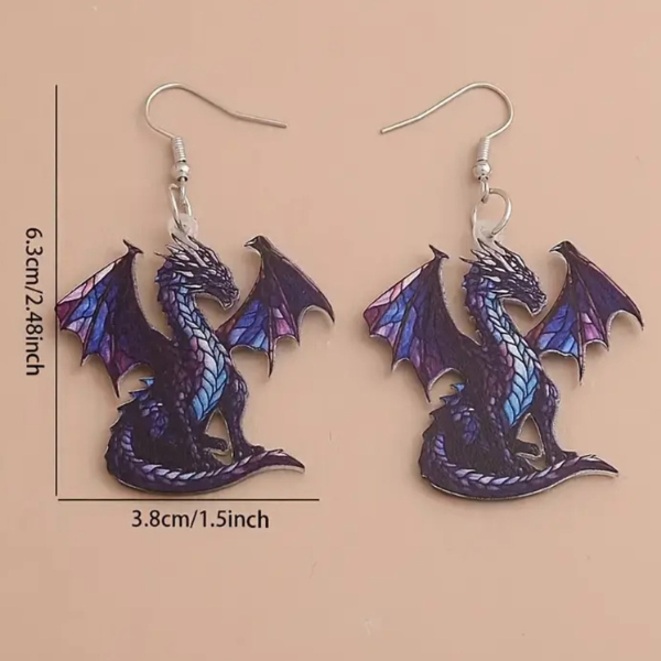 Enchanted Dragon Wings Earrings