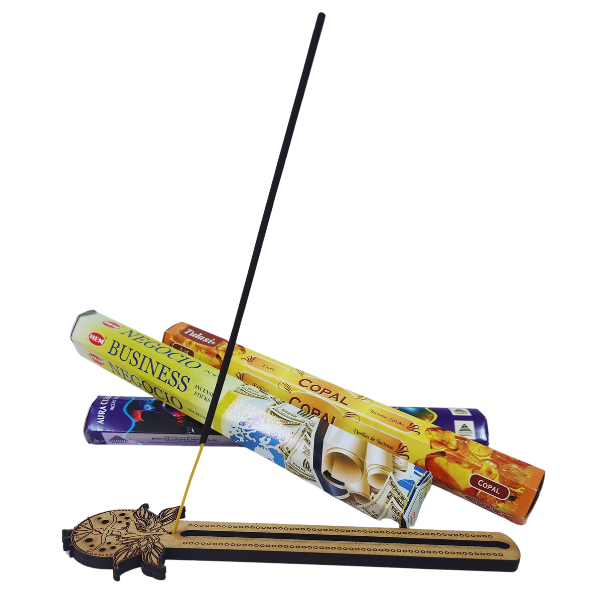 Enchanted Fairy and Lotus Incense Holder