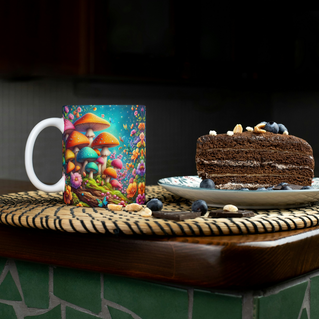 Enchanted Mushroom Grove Mug