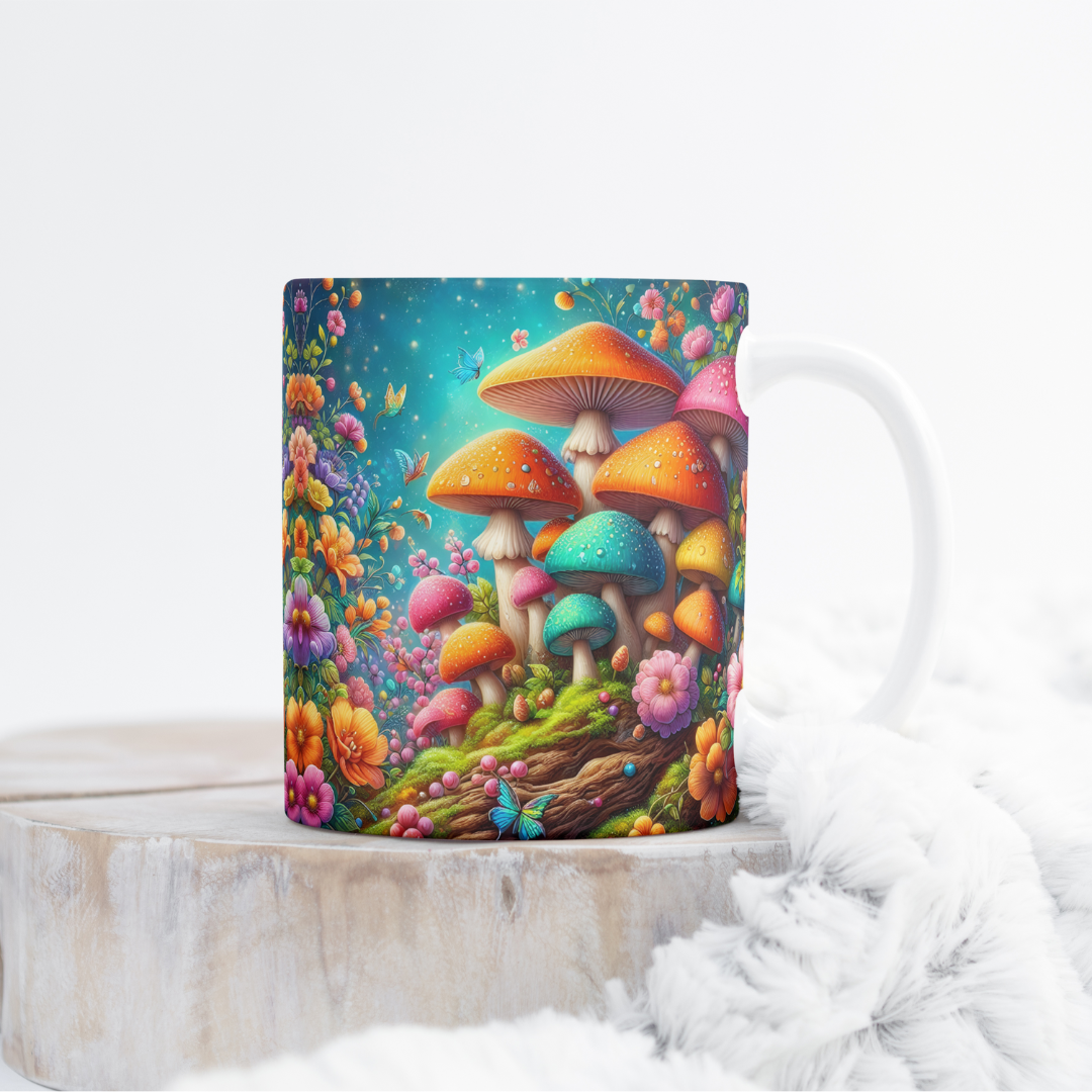 Enchanted Mushroom Grove Mug