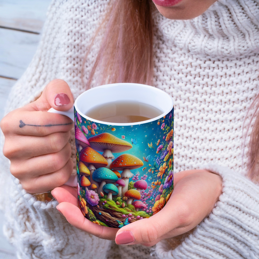 Enchanted Mushroom Grove Mug
