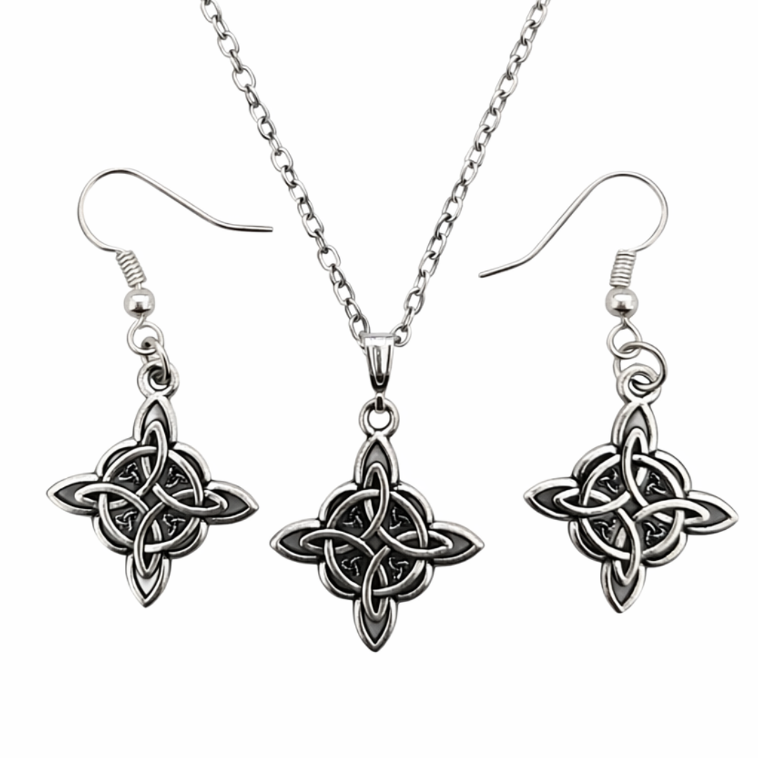 Eternal Knot Celtic Jewelry Set