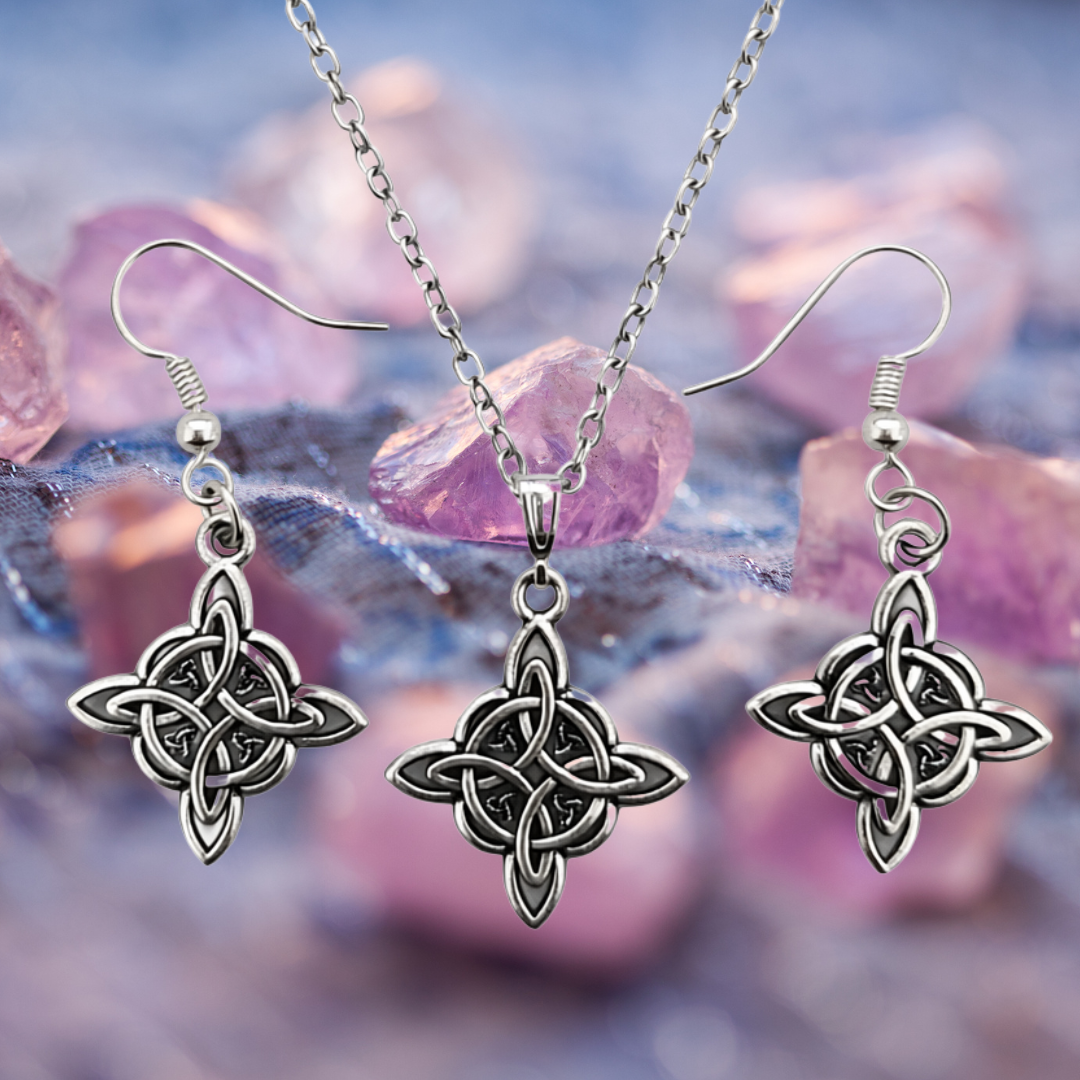 Eternal Knot Celtic Jewelry Set