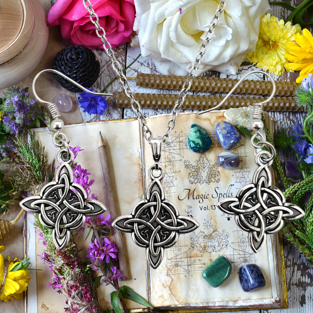 Eternal Knot Celtic Jewelry Set