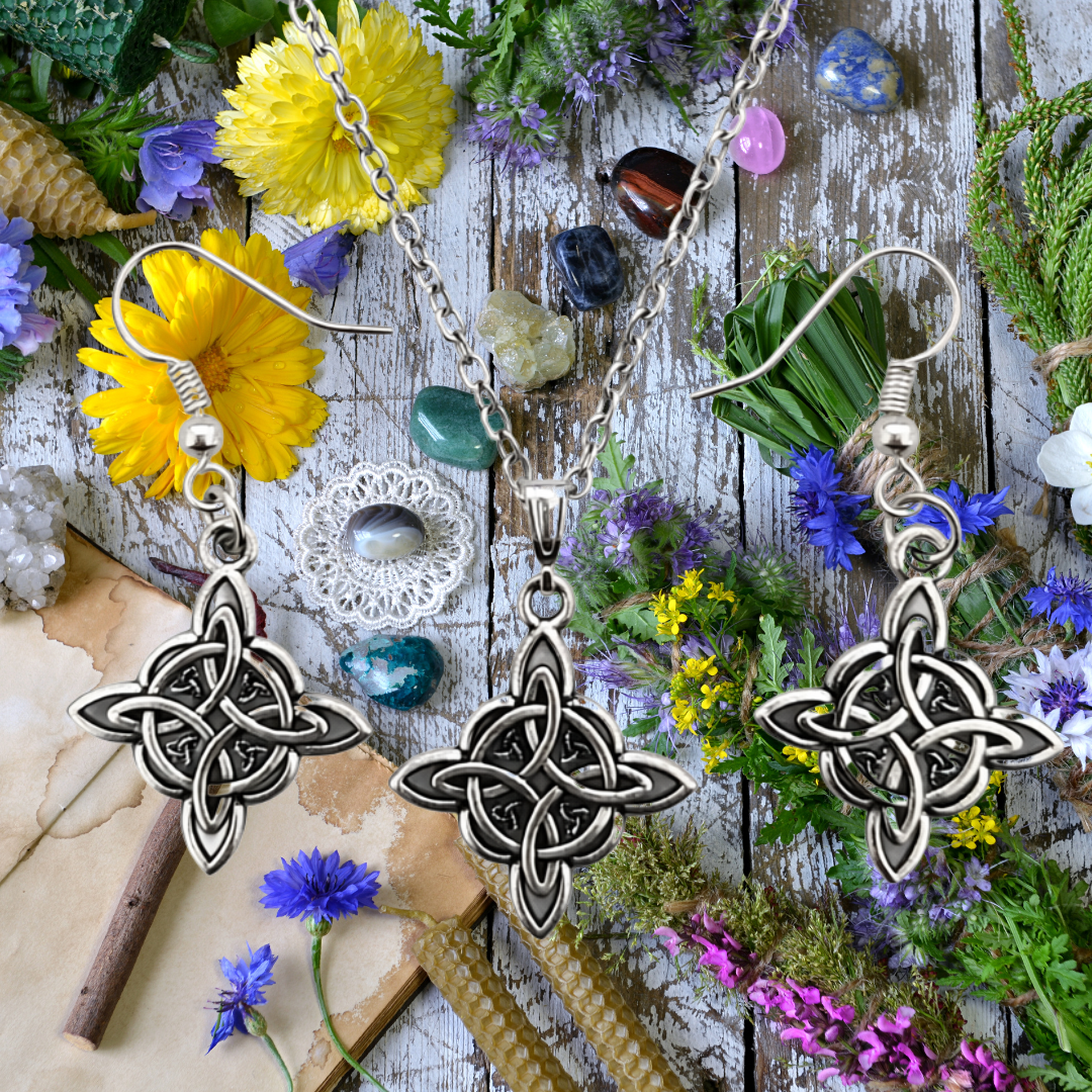 Eternal Knot Celtic Jewelry Set