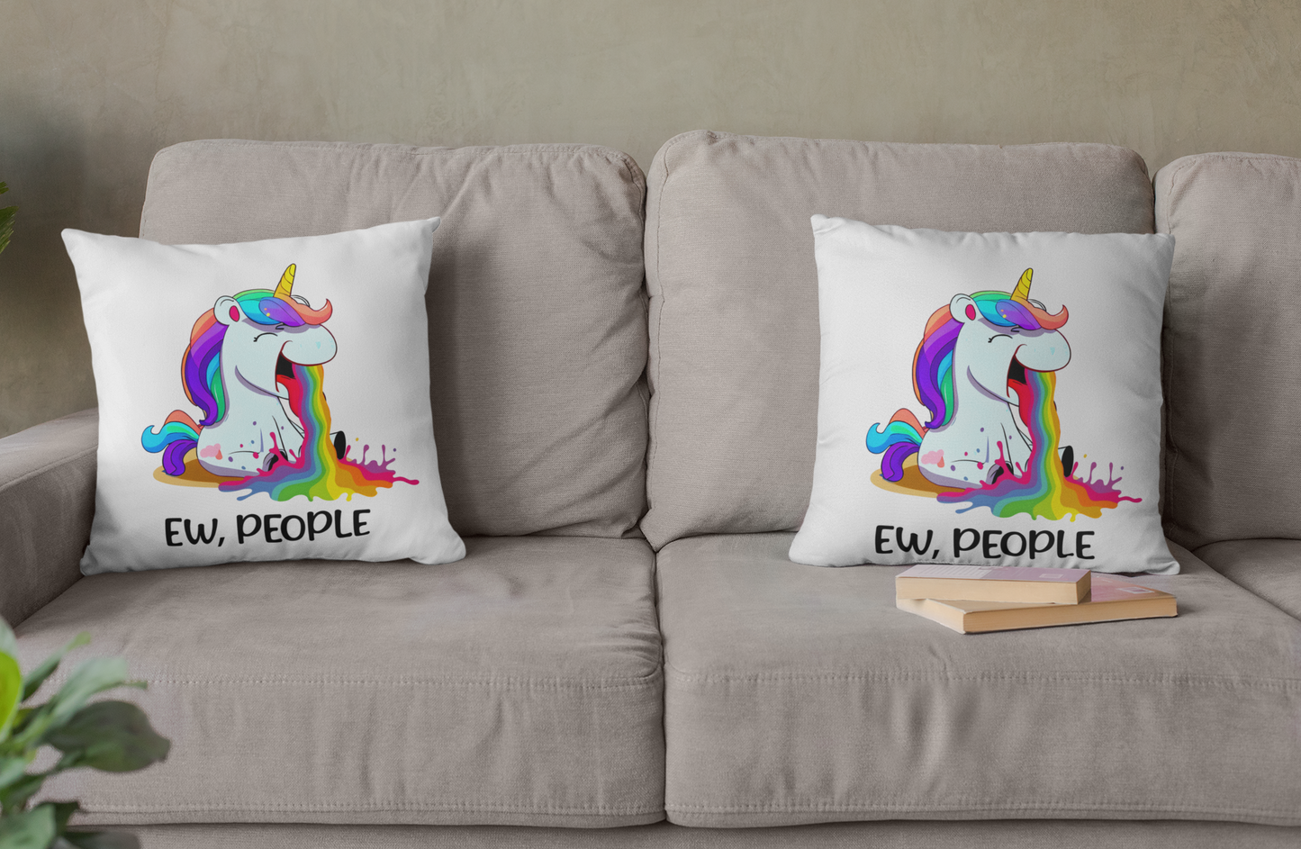 Ew People Throw Pillow