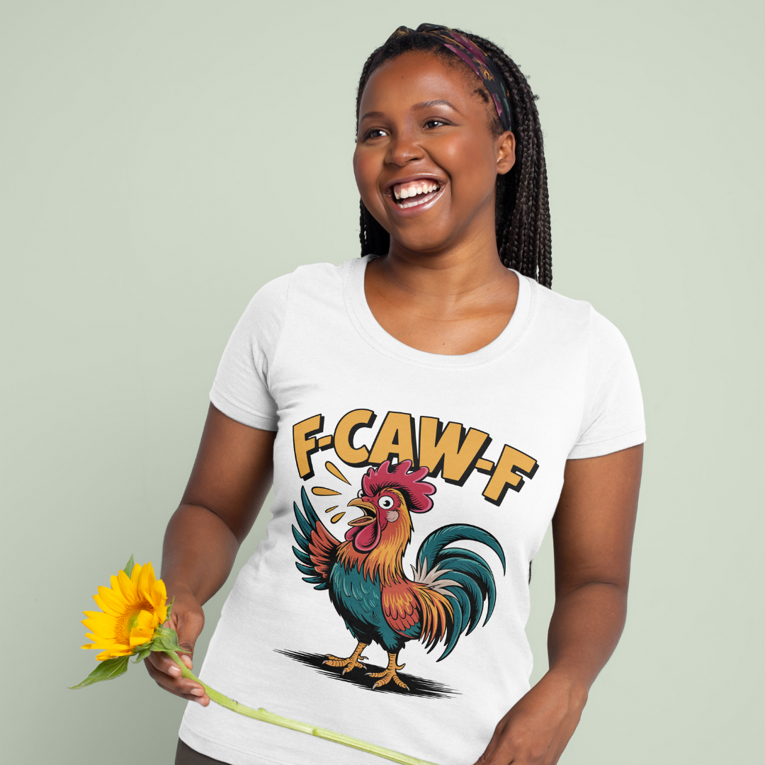 “F-CAW-F” Rooster T-Shirt