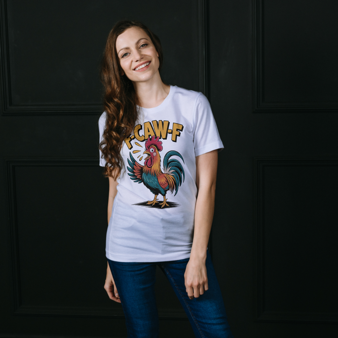 “F-CAW-F” Rooster T-Shirt