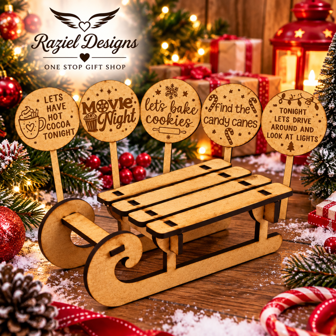 Elf On The Shelf Activity Lolipops and Sleigh