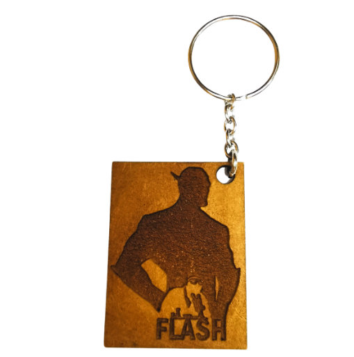 Flash DC Themed Keyring