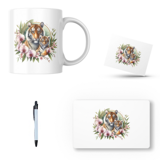 Floral Tiger Gift Set