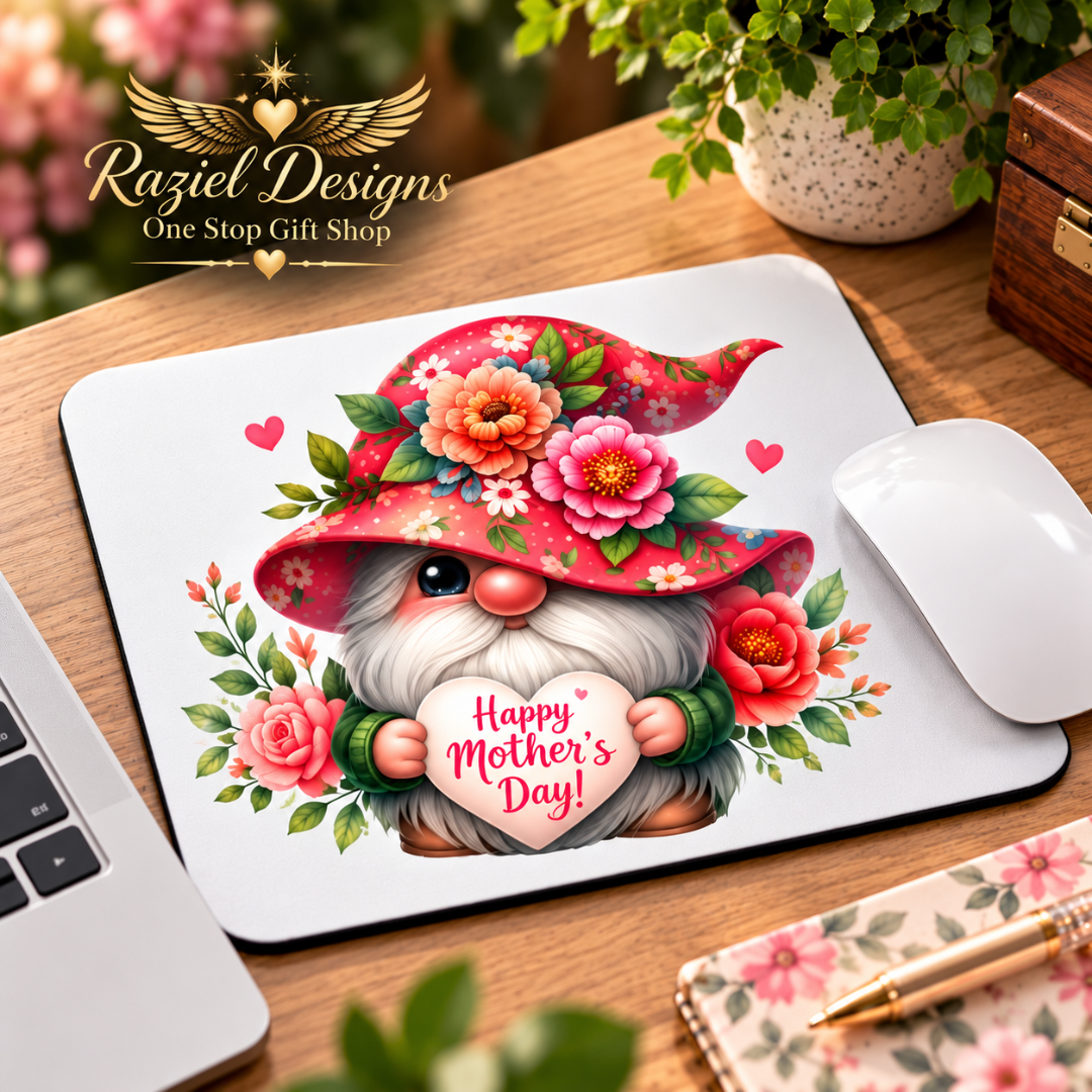 Gnome Happy Mothers Day Mouse Pad