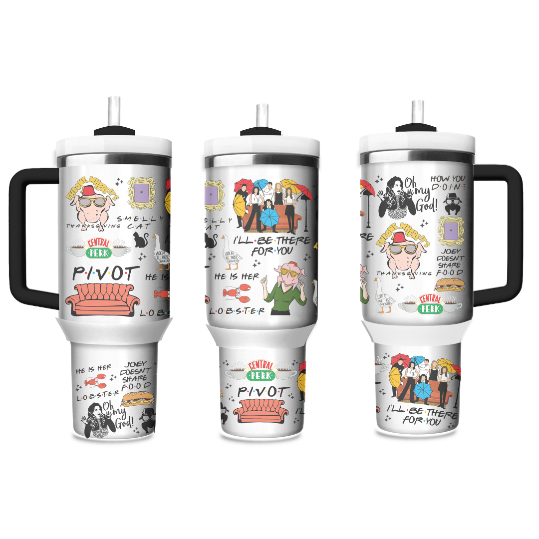 Friends Inspired 40oz Quencher Tumbler