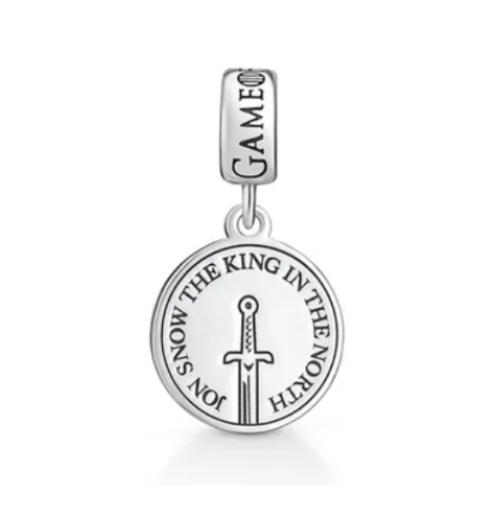 Game Of Thrones King In The North Dangle Charm