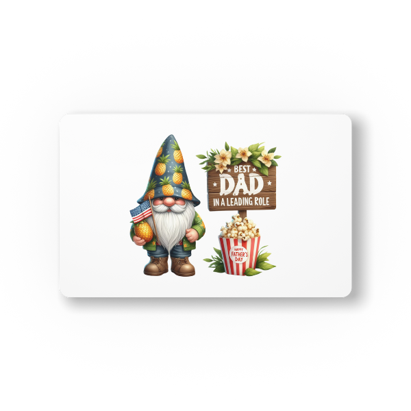 Gnome Best Dad In a Leading Role Mouse Pad