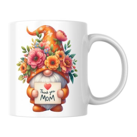 Gnome Thank You Mom Coffee Cup