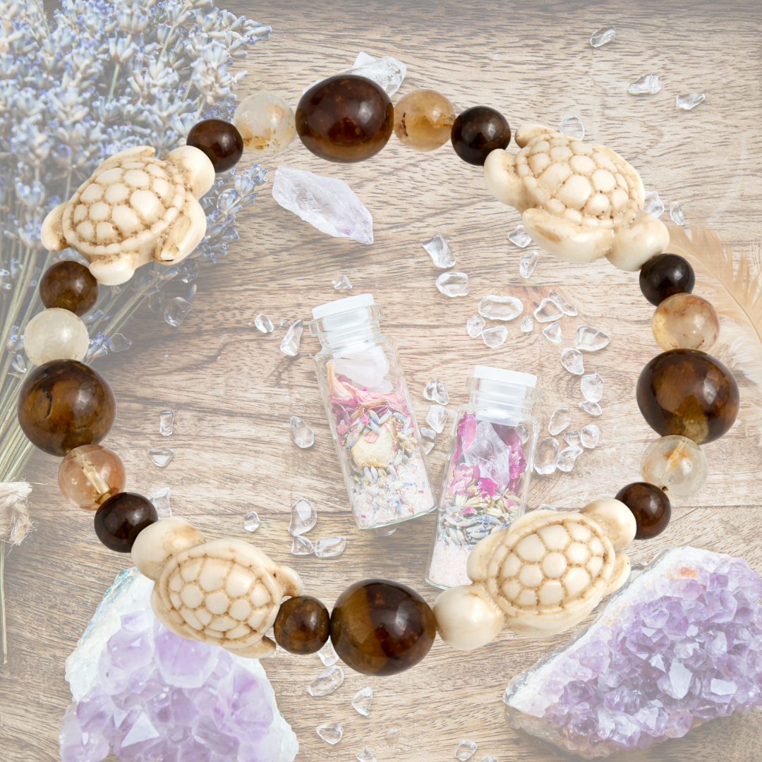 Golden Path Turtle Bracelet