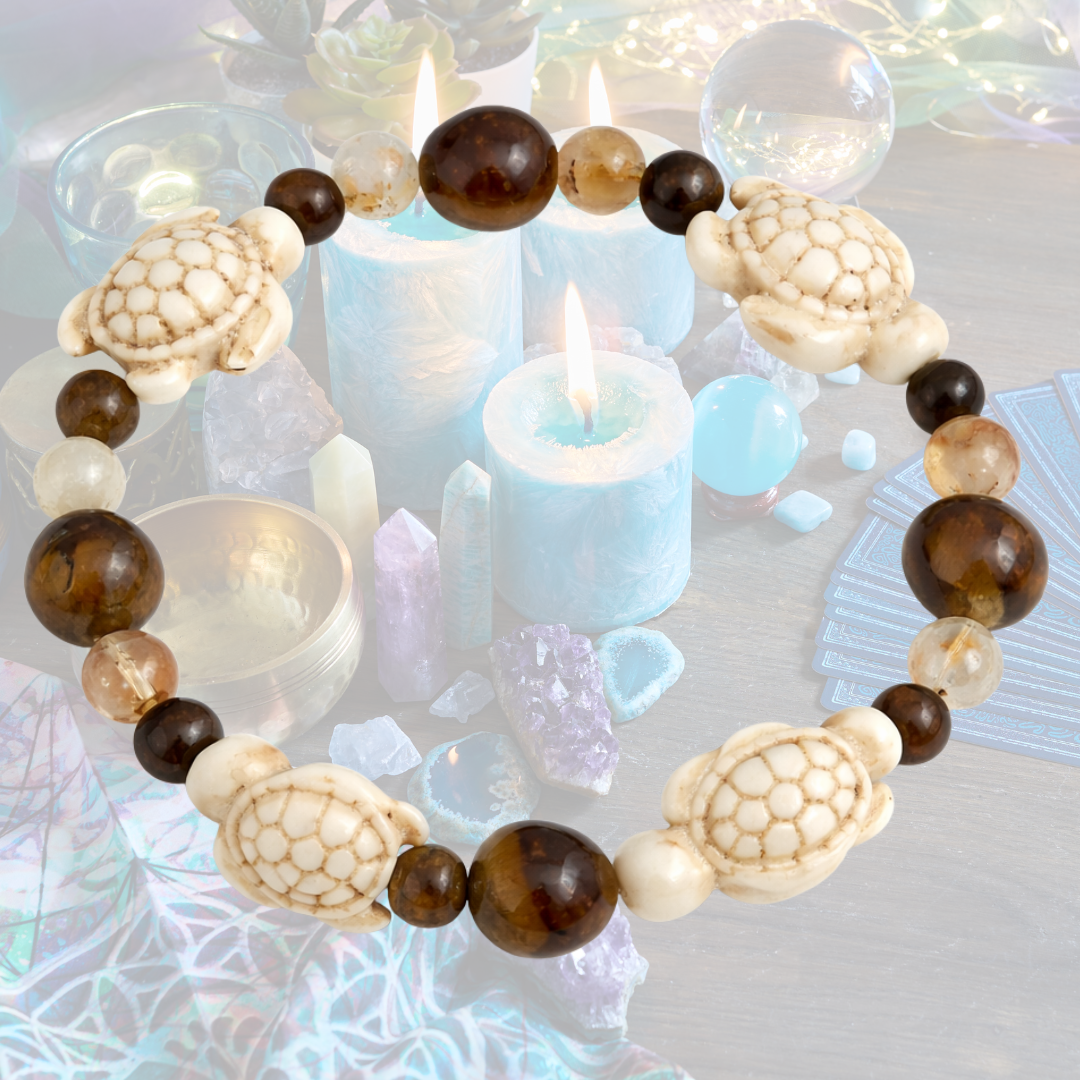 Golden Path Turtle Bracelet