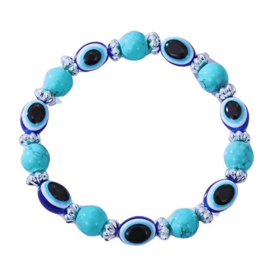 Guardian Spirit Turquoise & Evil Eye Bracelet