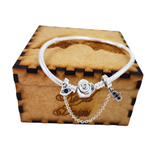 Hamsa and Evil Eye Safety Chain