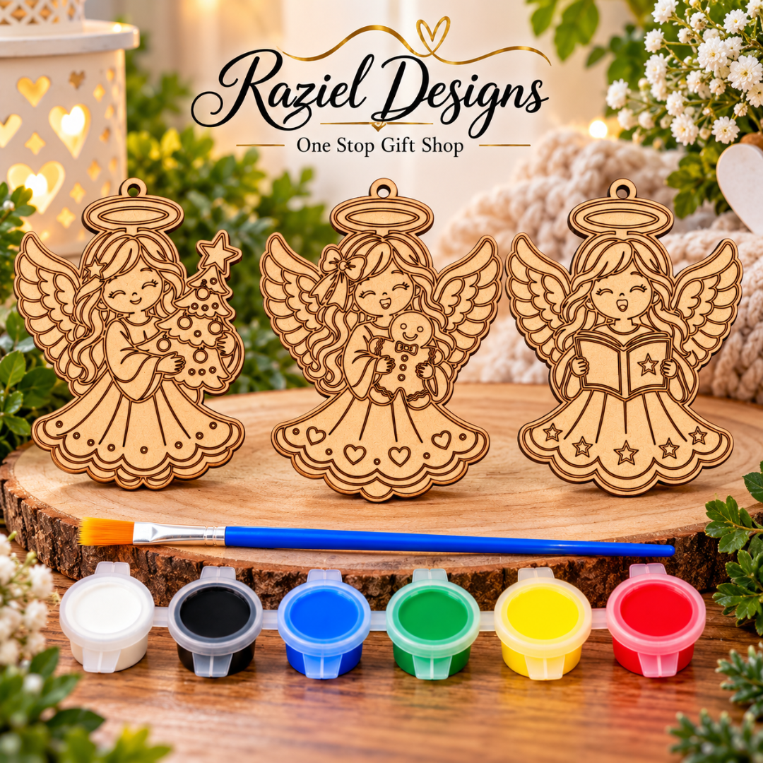 Paint Your Own Angel Ornaments Kit