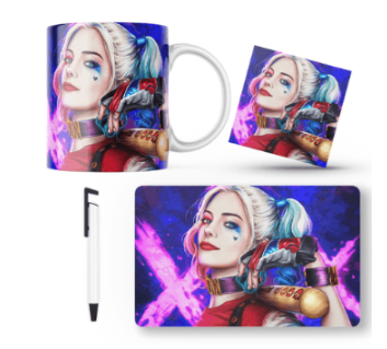 Harley Quinn Themed Gift Set