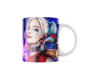 Harley Quinn Themed Printed Coffee Cup