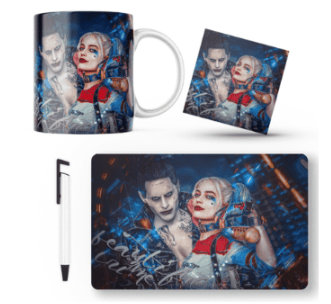 Harley Quinn and Joker Themed Gift Set