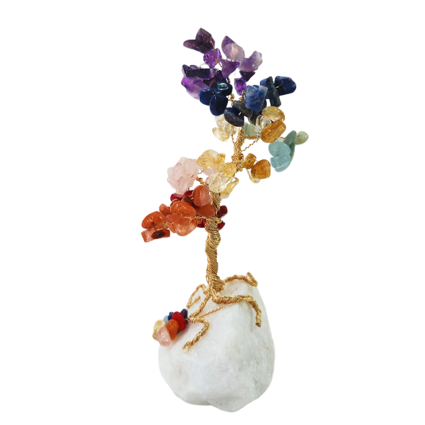 Harmony Within: Chakra Gem Tree for Spiritual Balance