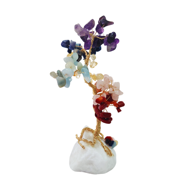 Harmony Within: Chakra Gem Tree for Spiritual Balance