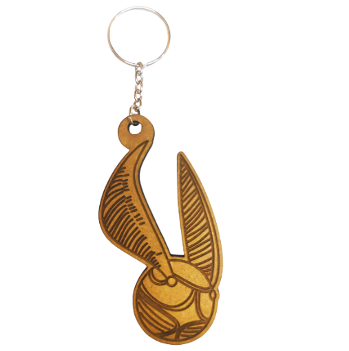 Harry Potter Golden Snitch Themed Keyring