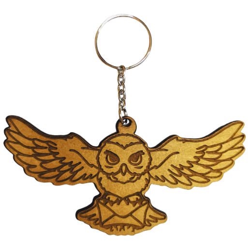 Harry Potter Hedwig Themed Keyring