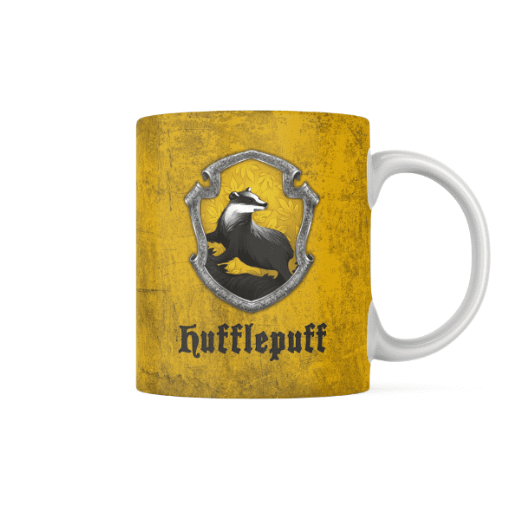 Harry Potter Hufflepuff Themed Printed Coffee Cup