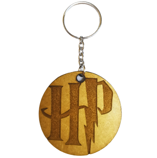 Harry Potter Logo Themed Keyring