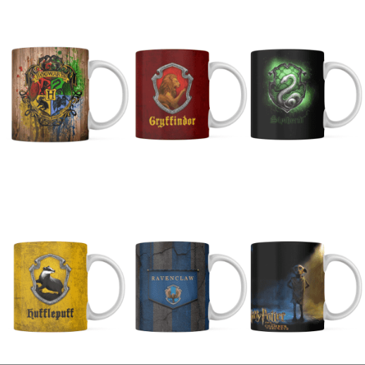 Harry Potter Themed Printed Coffee Cups