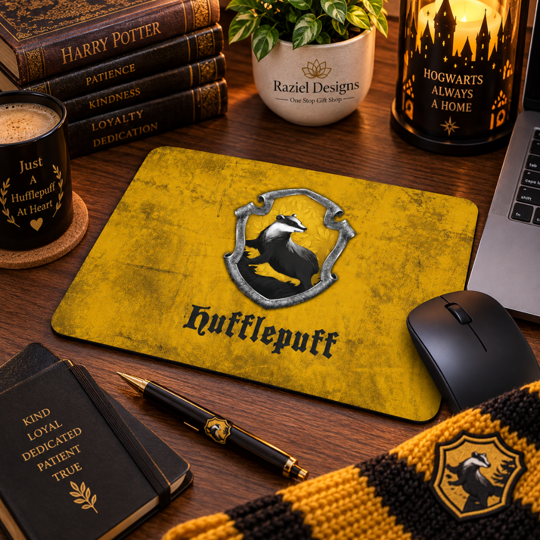 Harry Potter Hufflepuff Themed Mousepad