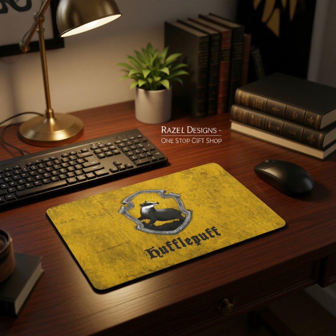 Harry Potter Hufflepuff Themed Mousepad