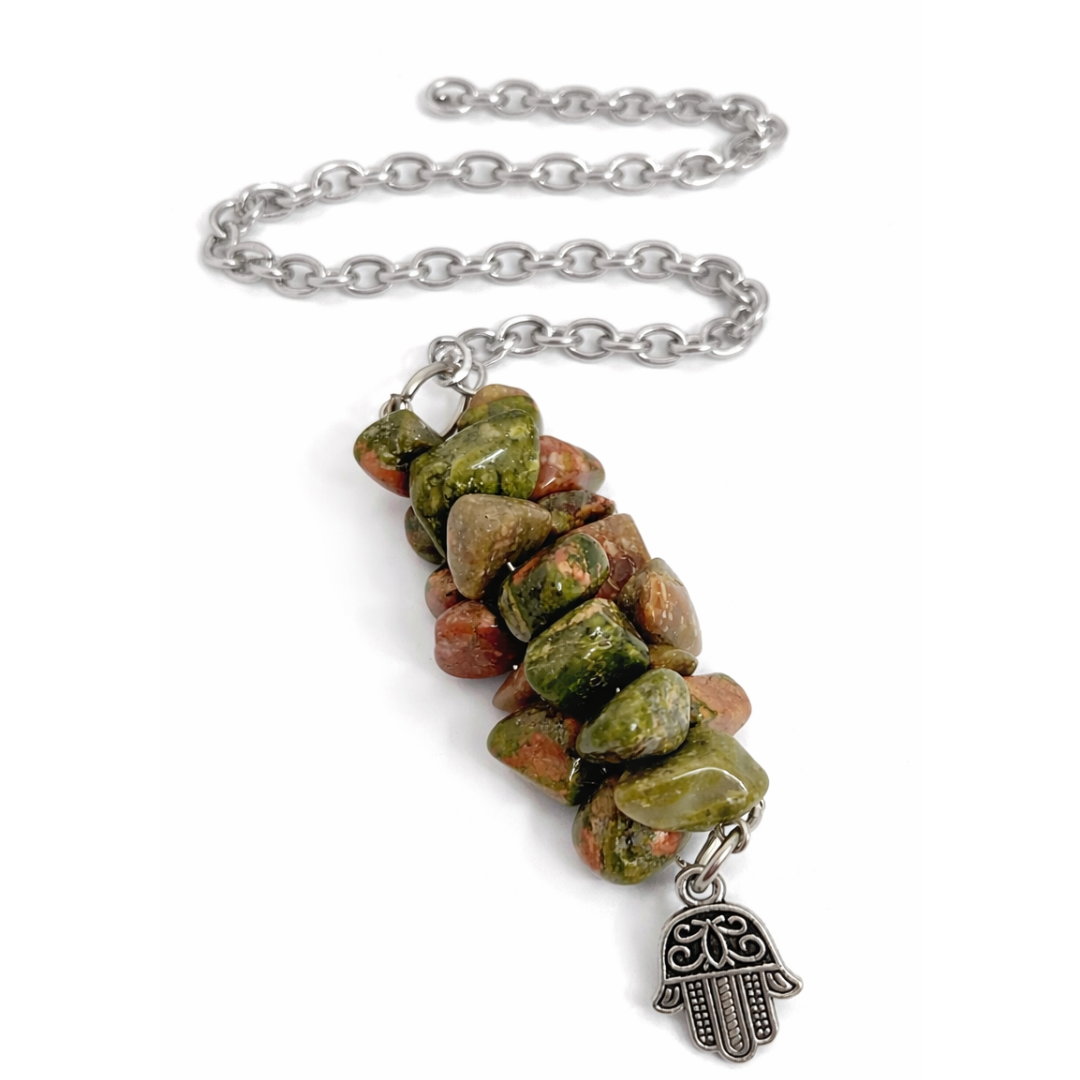 Heartroot Unakite Divination Pendulum