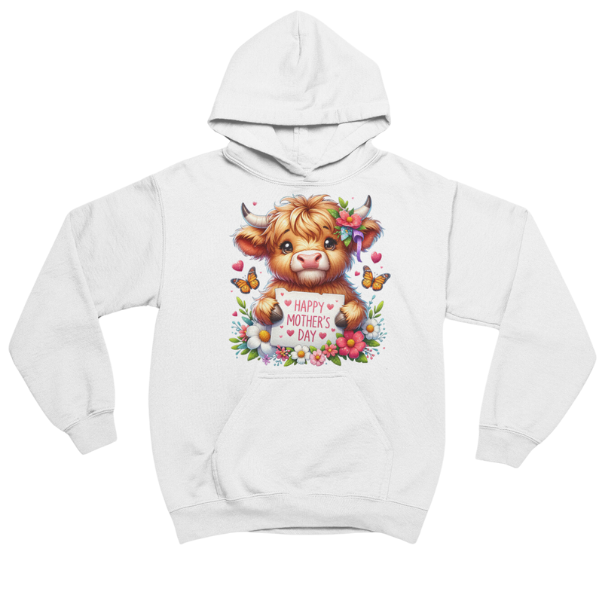 Highland Calf Love Mother's Day Hoodie