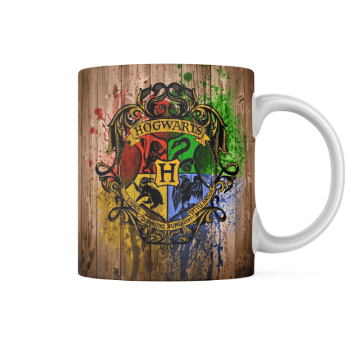 Hogwarts Themed Printed Coffee Cup