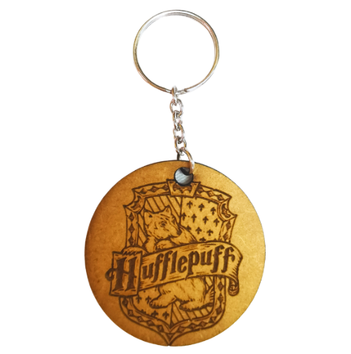 Hufflepuff House Themed Keyring