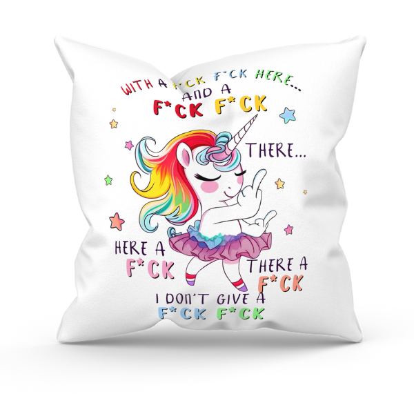 Pillow Case White  With pillow inner 29cm x 29cm