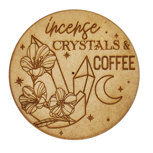 Incense Crystals and Coffee Incense Holder