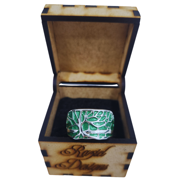 Infinite Growth Tree of Life Ring