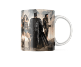 Justice League Themed Printed Coffee Cup