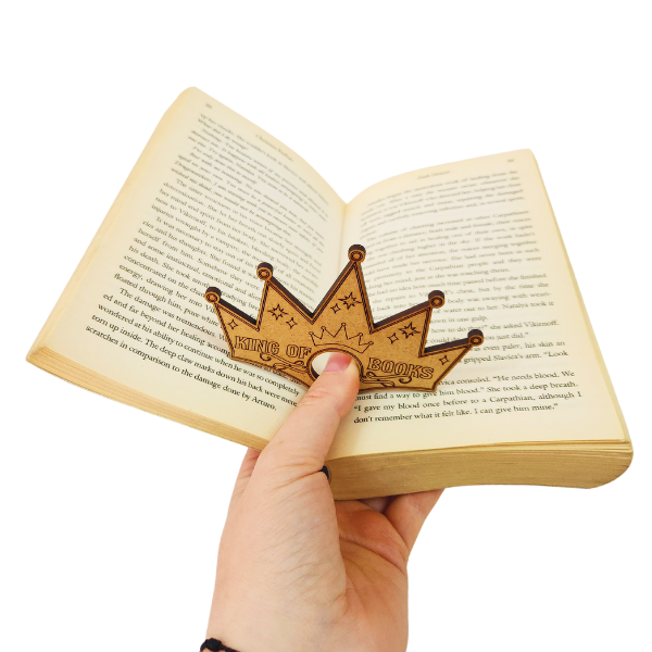 King Of Books Book Page Holder