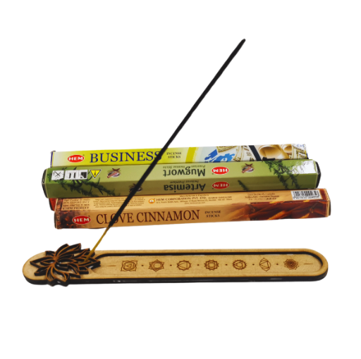 Lotus and Chakras Incense Holder