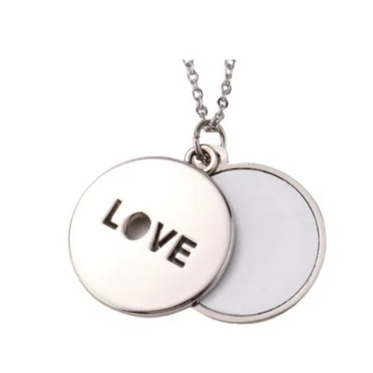 Love Necklace Silver Zink-Alloy