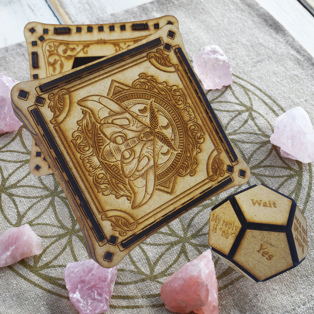 Lunar Moth Divination Dice